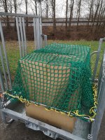 1,37m x 1,37m Rahmen für Futtersparnetz